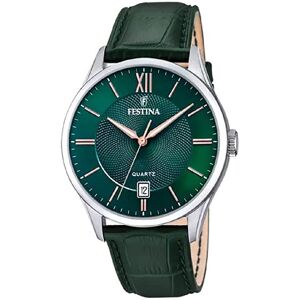 Festina Miesten kello F20426-7 Classic Vihreä/Nahka Ø43 mm Festina Miesten kello F20426-7 Classic Vihreä/Nahka Ø43 mm