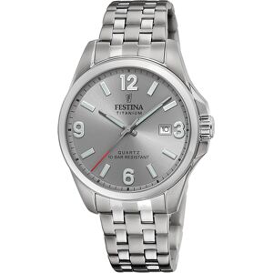Festina Miesten kello F20696-2 Titanium Harmaa/Titaani Ø41 mm Festina Miesten kello F20696-2 Titanium Harmaa/Titaani Ø41 mm