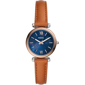 Fossil Naisten kello ES4701 Carlie Mini Sininen/Nahka Ø28 mm Fossil Naisten kello ES4701 Carlie Mini Sininen/Nahka Ø28 mm