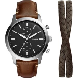 Fossil Miesten kello FS5967SET Townsman Musta/Nahka Ø44 mm Fossil Miesten kello FS5967SET Townsman Musta/Nahka Ø44 mm