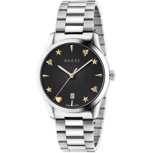 Gucci YA1264029A G-Timeless Musta/Teräs Ø38 mm Gucci YA1264029A G-Timeless Musta/Teräs Ø38 mm