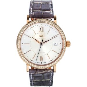 IWC Naisten kello IW458107 Portofino Hopea/Nahka Ø37 mm IWC Naisten kello IW458107 Portofino Hopea/Nahka Ø37 mm