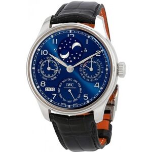 IWC Miesten kello IW503401 Portuguese Sininen/Nahka Ø44.2 mm IWC Miesten kello IW503401 Portuguese Sininen/Nahka Ø44.2 mm