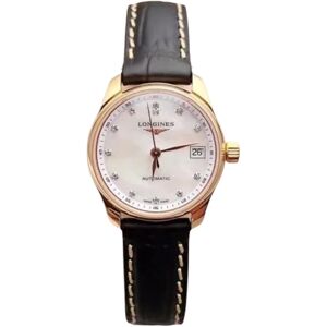 Longines Naisten kello L2.128.8.87.3 Master Valkoinen/Nahka Ø25.5 mm Longines Naisten kello L2.128.8.87.3 Master Valkoinen/Nahka Ø25.5 mm