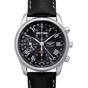 Longines Miesten kello L2.673.4.51.7 Master Musta/Nahka Ø40 mm Longines Miesten kello L2.673.4.51.7 Master Musta/Nahka Ø40 mm