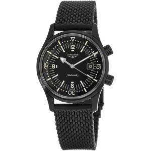 Longines Miesten kello L3.774.2.50.9 Heritage Musta/Kumi Ø42 mm Longines Miesten kello L3.774.2.50.9 Heritage Musta/Kumi Ø42 mm