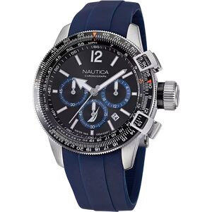 Nautica Miesten kello NAPBFF101 Classic Musta/Kumi Ø47 mm Nautica Miesten kello NAPBFF101 Classic Musta/Kumi Ø47 mm