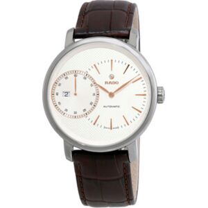 Rado Miesten kello R14129116 Diamaster Valkoinen/Nahka Ø43 mm Rado Miesten kello R14129116 Diamaster Valkoinen/Nahka Ø43 mm