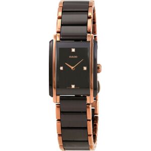 Rado Naisten kello R20201712 Integral Musta/Punakultasävyinen Rado Naisten kello R20201712 Integral Musta/Punakultasävyinen