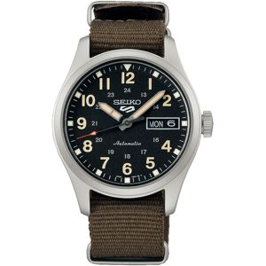 Seiko 5 Sports Miesten kello SRPJ85K1 Musta/Tekstiili Ø36 mm Seiko 5 Sports Miesten kello SRPJ85K1 Musta/Tekstiili Ø36 mm
