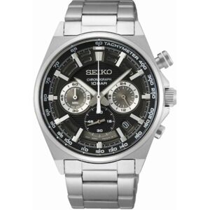 Seiko Miesten kello SSB397P1 Neo Sports Musta/Teräs Ø41 mm Seiko Miesten kello SSB397P1 Neo Sports Musta/Teräs Ø41 mm
