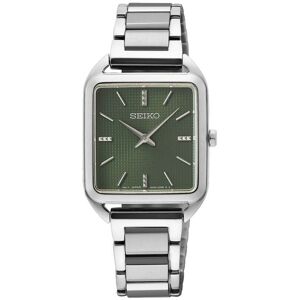 Seiko Naisten kello SWR075P1 Classic Vihreä/Teräs 26x26 mm Seiko Naisten kello SWR075P1 Classic Vihreä/Teräs 26x26 mm