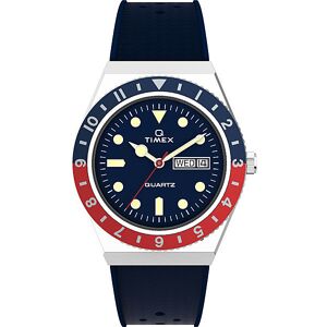 Timex TW2V32100 Q Sininen/Kumi Ø38 mm Timex TW2V32100 Q Sininen/Kumi Ø38 mm