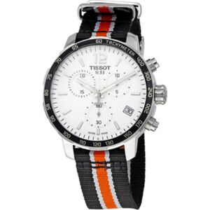 Tissot Miesten kello T095.417.17.037.34 Quickster Valkoinen/Teräs Tissot Miesten kello T095.417.17.037.34 Quickster Valkoinen/Teräs