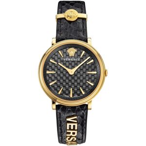 Versace Naisten kello VE8101019 Musta/Nahka Ø38 mm Versace Naisten kello VE8101019 Musta/Nahka Ø38 mm