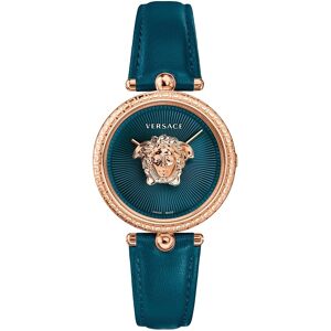Versace Naisten kello VECQ00318 Palazzo Sininen/Nahka Ø34 mm Versace Naisten kello VECQ00318 Palazzo Sininen/Nahka Ø34 mm