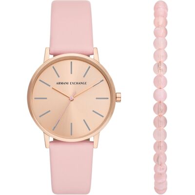 Armani Naisten kello AX7150SET Lola Punakultaa/Nahka Ø36 mm Armani Naisten kello AX7150SET Lola Punakultaa/Nahka Ø36 mm