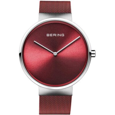 Bering 14539-303 Classic Punainen/Teräs Ø39 mm Bering 14539-303 Classic Punainen/Teräs Ø39 mm