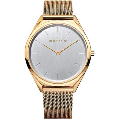 Bering 17039-334 Hopea/Kullansävytetty teräs Ø39 mm Bering 17039-334 Hopea/Kullansävytetty teräs Ø39 mm
