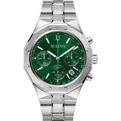 Bulova Miesten kello 96B409 Classic Vihreä/Teräs Ø44 mm Bulova Miesten kello 96B409 Classic Vihreä/Teräs Ø44 mm