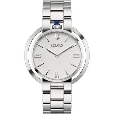 Bulova Naisten kello 96L306 Classic Valkoinen/Teräs Ø40 mm Bulova Naisten kello 96L306 Classic Valkoinen/Teräs Ø40 mm