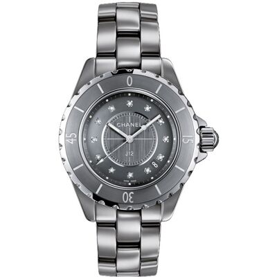 Chanel Naisten kello H3241 J12 Harmaa/Keraaminen Ø33 mm Chanel Naisten kello H3241 J12 Harmaa/Keraaminen Ø33 mm