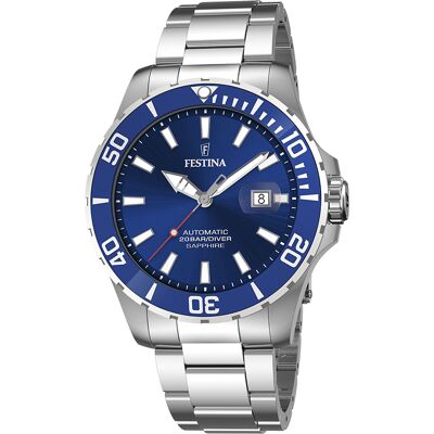 Festina Miesten kello F20531-3 Diver Sininen/Teräs Ø44 mm Festina Miesten kello F20531-3 Diver Sininen/Teräs Ø44 mm
