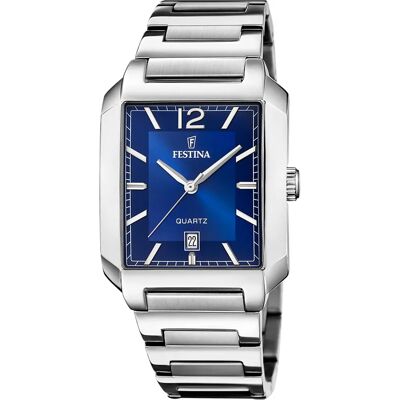 Festina Miesten kello F20677-3 Classic Sininen/Teräs Festina Miesten kello F20677-3 Classic Sininen/Teräs