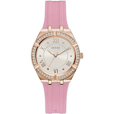 Guess Naisten kello GW0034L3 Cosmo Hopea/Kumi Ø36 mm Guess Naisten kello GW0034L3 Cosmo Hopea/Kumi Ø36 mm