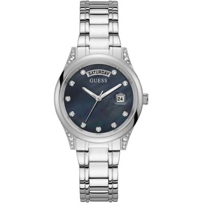 Guess Naisten kello GW0047L1 Sininen/Teräs Ø35 mm Guess Naisten kello GW0047L1 Sininen/Teräs Ø35 mm