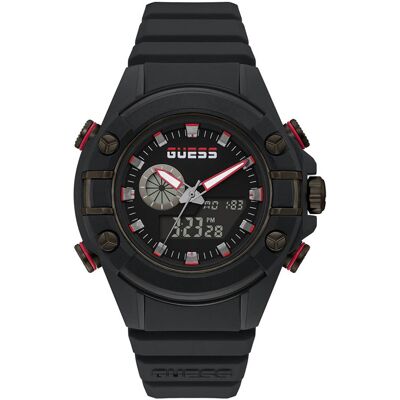 Guess Miesten kello GW0269G3 Musta/Kumi Ø47 mm Guess Miesten kello GW0269G3 Musta/Kumi Ø47 mm