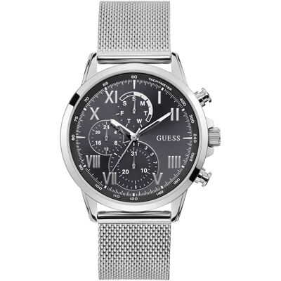 Guess Miesten kello W1310G1 Harmaa/Teräs Ø44 mm Guess Miesten kello W1310G1 Harmaa/Teräs Ø44 mm
