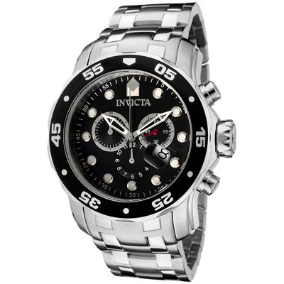 Invicta Miesten kello 0069 Pro Diver Musta/Teräs Ø48 mm Invicta Miesten kello 0069 Pro Diver Musta/Teräs Ø48 mm