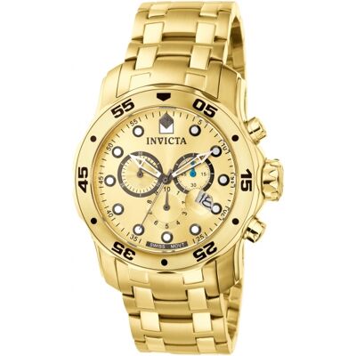 Invicta Miesten kello 0074 Pro Diver Kullattu/Teräs Ø48 mm Invicta Miesten kello 0074 Pro Diver Kullattu/Teräs Ø48 mm