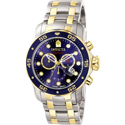 Invicta Miesten kello 0077 Pro Diver Sininen/Teräs Ø48 mm Invicta Miesten kello 0077 Pro Diver Sininen/Teräs Ø48 mm