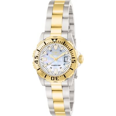 Invicta Naisten kello 6895 Pro Diver Valkoinen/Kullansävytetty Invicta Naisten kello 6895 Pro Diver Valkoinen/Kullansävytetty