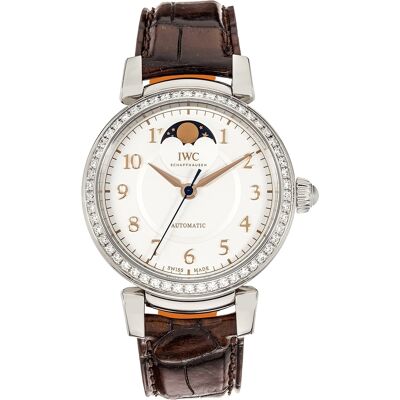 IWC Naisten kello IW459307 Da Vinci Valkoinen/Nahka Ø36 mm IWC Naisten kello IW459307 Da Vinci Valkoinen/Nahka Ø36 mm
