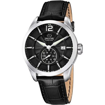 Jaguar Miesten kello J663/4 Acamar Musta/Nahka Ø43 mm Jaguar Miesten kello J663/4 Acamar Musta/Nahka Ø43 mm