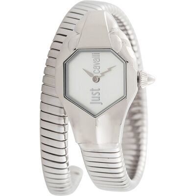 Just Cavalli Naisten kello JC1L001M0015 Glam Chic Valkoinen/Teräs Just Cavalli Naisten kello JC1L001M0015 Glam Chic Valkoinen/Teräs