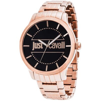 Just Cavalli Miesten kello R7253127525 Musta/Punakultasävyinen Ø46 Just Cavalli Miesten kello R7253127525 Musta/Punakultasävyinen Ø46