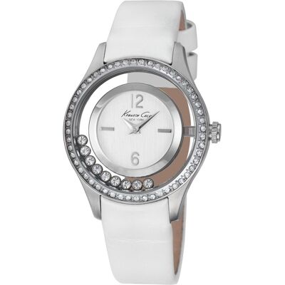 Kenneth Cole Naisten kello IKC2881 Hopea/Nahka Ø34 mm Kenneth Cole Naisten kello IKC2881 Hopea/Nahka Ø34 mm