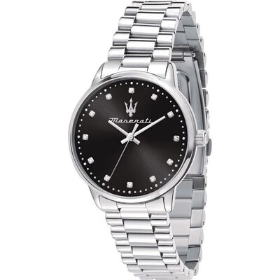 Maserati Naisten kello R8853147504 Tradizione Musta/Teräs Ø36 mm Maserati Naisten kello R8853147504 Tradizione Musta/Teräs Ø36 mm