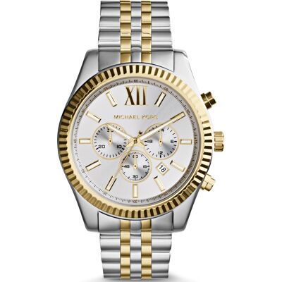 Michael Kors Miesten kello MK8344 Lexington Hopea/Kullanvärinen Michael Kors Miesten kello MK8344 Lexington Hopea/Kullanvärinen