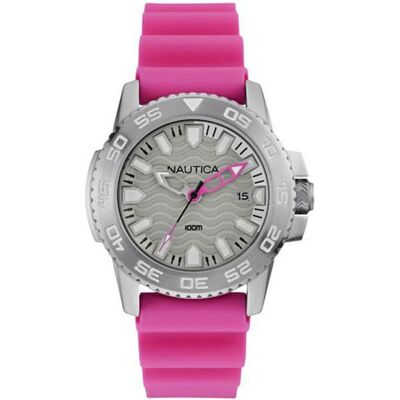 Nautica Miesten kello NAI12533G Analog Harmaa/Kumi Ø42 mm Nautica Miesten kello NAI12533G Analog Harmaa/Kumi Ø42 mm