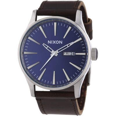 Nixon Miesten kello A1051524-00 Sininen/Nahka Ø42 mm Nixon Miesten kello A1051524-00 Sininen/Nahka Ø42 mm