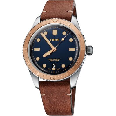 Oris Miesten kello 01 733 7707 4355-07 5 20 45 Diving Sininen/Nahka Oris Miesten kello 01 733 7707 4355-07 5 20 45 Diving Sininen/Nahka