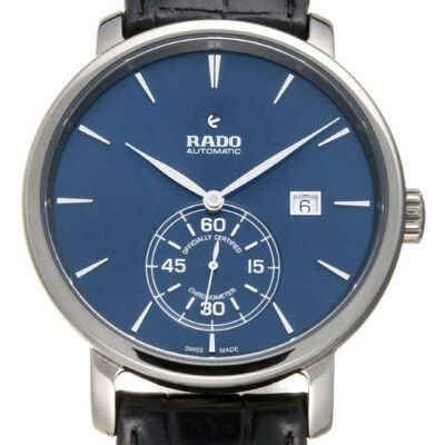 Rado Miesten kello R14053206 Diamaster Sininen/Nahka Ø38 mm Rado Miesten kello R14053206 Diamaster Sininen/Nahka Ø38 mm
