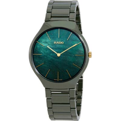 Rado Miesten kello R27006912 True Vihreä/Keraaminen Ø39 mm Rado Miesten kello R27006912 True Vihreä/Keraaminen Ø39 mm