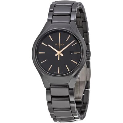 Rado Naisten kello R27059162 True Musta/Keraaminen Ø30 mm Rado Naisten kello R27059162 True Musta/Keraaminen Ø30 mm