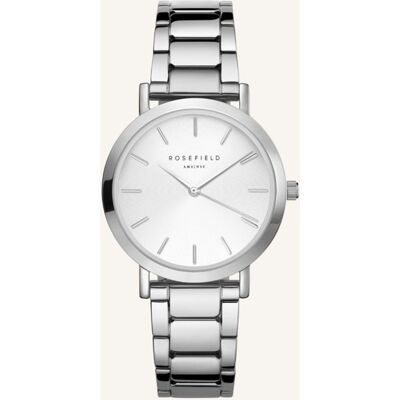 Rosefield Naisten kello TWSS-T62 The Tribeca Valkoinen/Teräs Ø33 mm Rosefield Naisten kello TWSS-T62 The Tribeca Valkoinen/Teräs Ø33 mm
